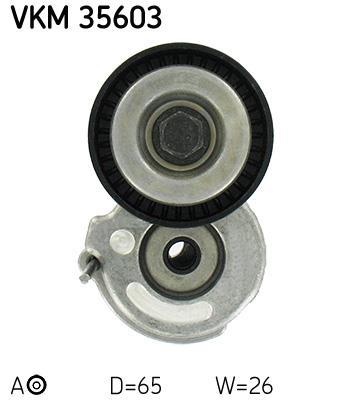 Galet tendeur de courroie d'accessoire SKF ref. VKM 35603